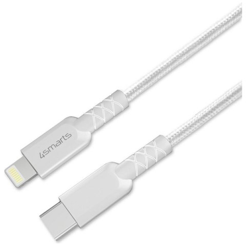 Ładowarka sieciowa 4smarts VoltPlug 20W PD MFI USB-C z kable USB-C do Lightning biały