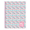Notatnik Moos Flores Wielokolorowy A4 120 Kartki