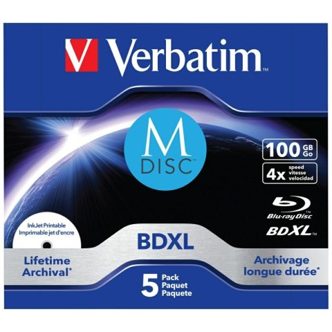 Płyta BDXL Verbatim 100GB 4xSpeed do druku 5szt 43834