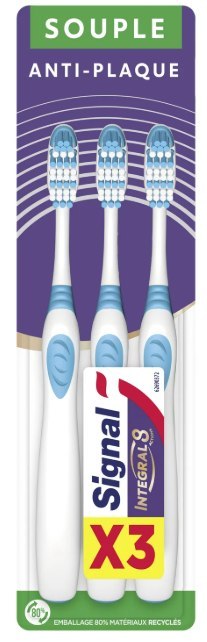 Signal Integral 8 Szczoteczka do Zębów Miękka 3 szt.