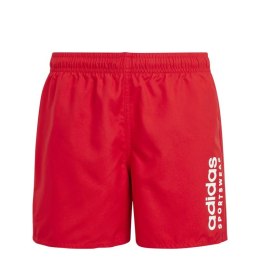 Strój kąpielowy Dziecięcy Adidas Essentials Logo Clx Swim Short Czerwony - 5-6 lat