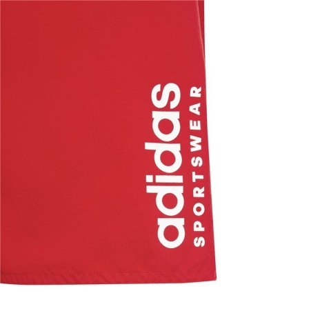 Strój kąpielowy Dziecięcy Adidas Essentials Logo Clx Swim Short Czerwony - 5-6 lat
