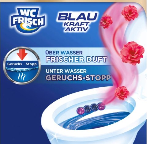 WC-Frisch Blau Kraft-Aktiv Blütenfrische Zawieszka WC 50 g