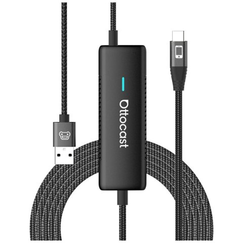 Adapter samochodowy Ottocast CA450-T Mirror Touch CarPlay czarny