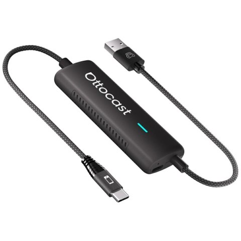 Adapter samochodowy Ottocast CA450-T Mirror Touch CarPlay czarny