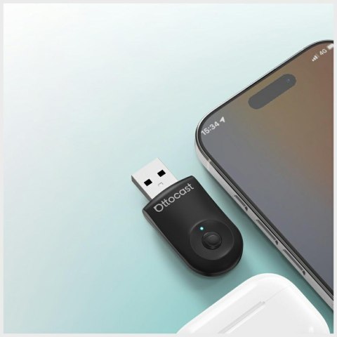 Adapter samochodowy Ottocast CA505-T Mini CarPlay Bluetooth czarny