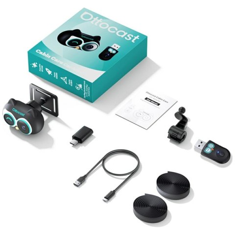 Adapter samochodowy Ottocast CA520-T Cabin Care CarPlay czarny