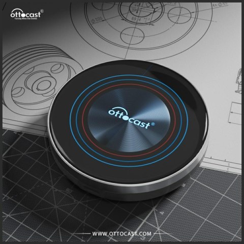 Adapter samochodowy Ottocast PCS46-BM OttoAibox i3 Android Multimedia Box czarny