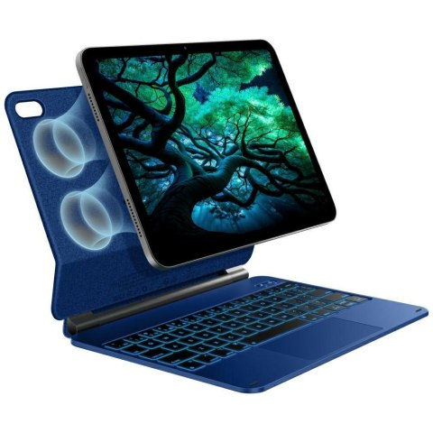 Etui Typecase Edge z klawiaturą do iPad 11" (A16) 2025 / iPad 10.9" 2022 błękitny pacyfik