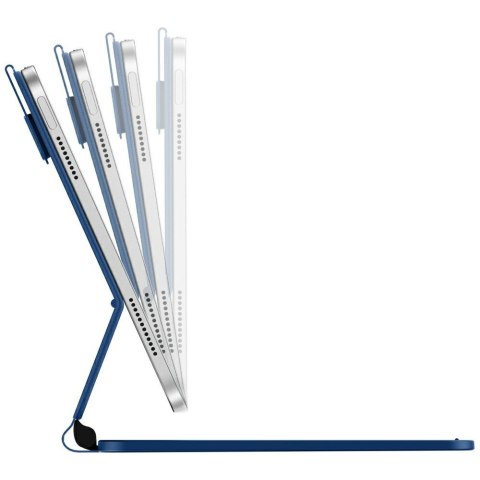 Etui Typecase Edge z klawiaturą do iPad 11" (A16) 2025 / iPad 10.9" 2022 błękitny pacyfik