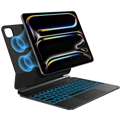 Etui Typecase Edge z klawiaturą do iPad Air 11" M2 2024 / M3 2025 / M4 2026 czarny