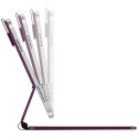 Etui Typecase Edge z klawiaturą do iPad Air 11" M2 2024 / M3 2025 / M4 2026 malinowy
