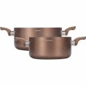 Garnek z Pokrywką Arthur Martin Różowy 4,5 L 4 Części