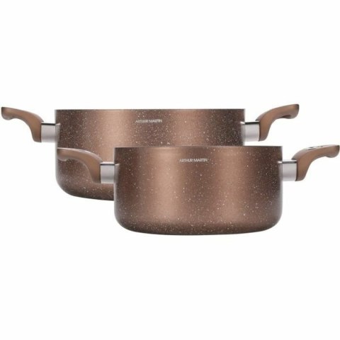Garnek z Pokrywką Arthur Martin Różowy 4,5 L 4 Części