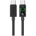 Kabel USAMS U92 60W USB-C do USB-C 1.2m czarny