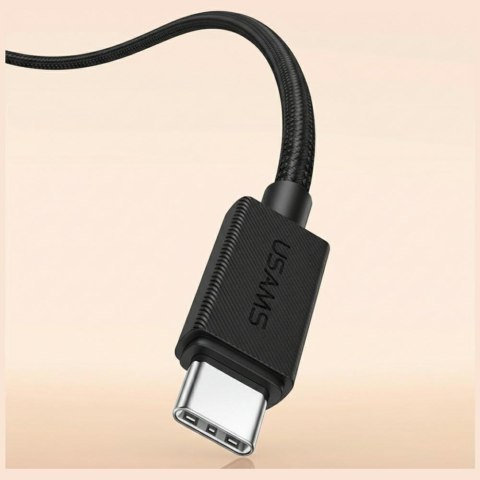 Kabel USAMS U92 60W USB-C do USB-C 1.2m czarny