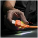 Kabel USAMS U93 240W USB-C do USB-C 1.2m pomarańczowy
