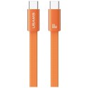 Kabel USAMS U96 60W USB-C do USB-C 1.2m pomarańczowy