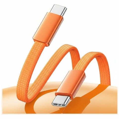 Kabel USAMS U96 60W USB-C do USB-C 1.2m pomarańczowy