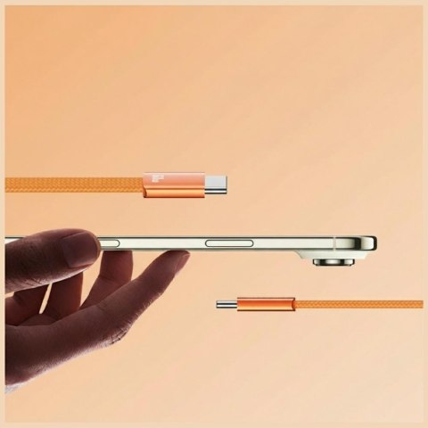Kabel USAMS U96 60W USB-C do USB-C 1.2m pomarańczowy