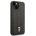 Karl Lagerfeld KLHCP14SPSQPK iPhone 14 / 15 / 13 6,1" hardcase czarny/black Puffy Ikonik Pin