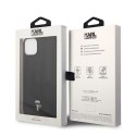 Karl Lagerfeld KLHCP14SPSQPK iPhone 14 / 15 / 13 6,1" hardcase czarny/black Puffy Ikonik Pin