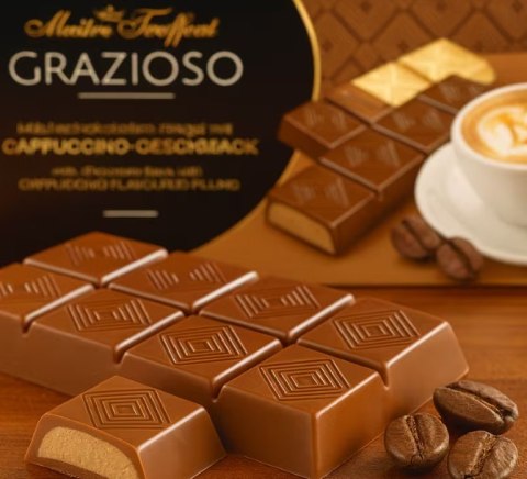 MaitreTruffout Grazioso Czekoladki z Nadzieniem Cappuccino 100 g