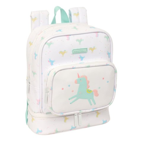 Plecak szkolny Safta Unicornio Beżowy 22 x 27 x 10 cm