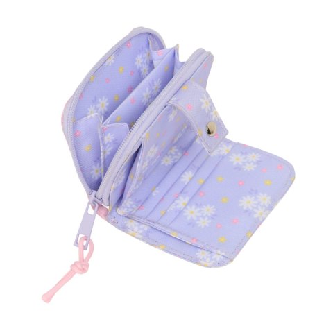 Portfel Safta Bouquet Różowy Liliowy