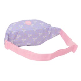 Saszetka na pasku Safta Bouquet Różowy Liliowy 23 x 12 x 9 cm