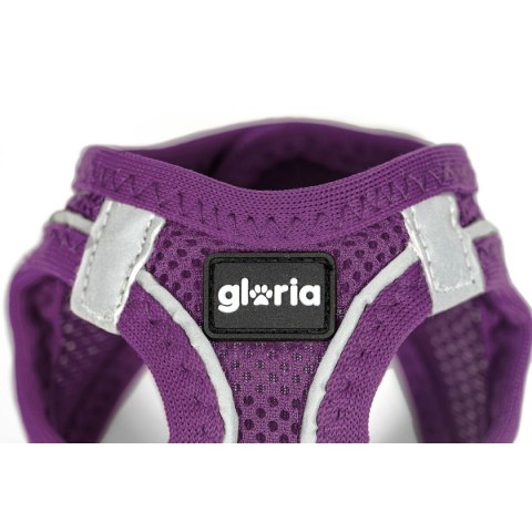 Szelki dla psa Gloria Trek Star 27-28 cm 31-34,6 cm Fioletowy XS