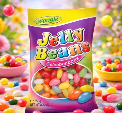 Woogie Jelly Beans Żelki 250 g