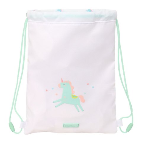 Worek na buty ze sznurkami Safta Unicornio Beżowy 26 x 34 x 1 cm