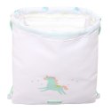 Worek na buty ze sznurkami Safta Unicornio Beżowy 26 x 34 x 1 cm
