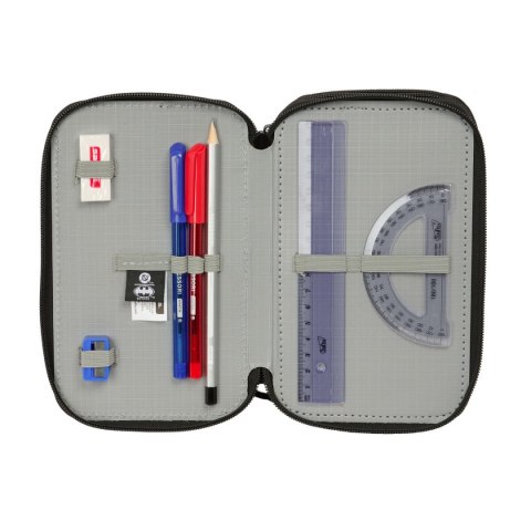 Piórnik Batman Czarny 12,5 x 19,5 x 5,5 cm 37 Części