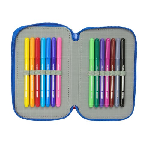 Piórnik Mickey Mouse Clubhouse Today Niebieski 12,5 x 19,5 x 5,5 cm 37 Części