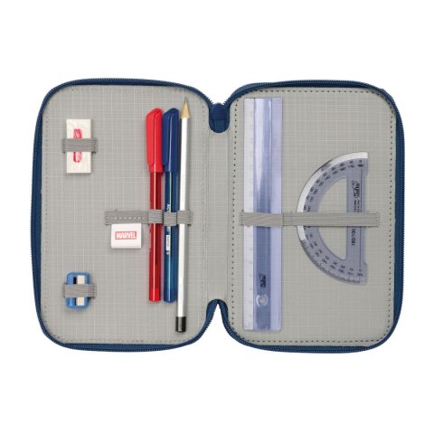 Piórnik Spider-Man Niebieski 12,5 x 19,5 x 5,5 cm 37 Części