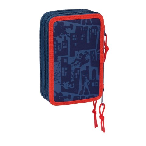 Piórnik Spider-Man Niebieski 12,5 x 19,5 x 5,5 cm 37 Części