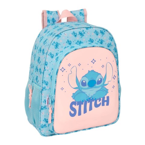 Plecak szkolny Lilo & Stitch Ohana Niebieski 32 x 38 x 12 cm