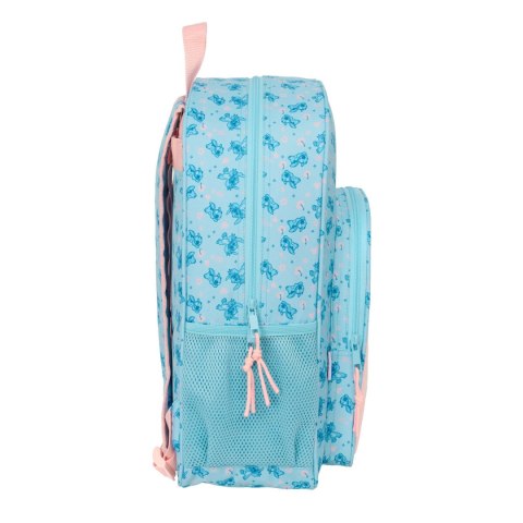 Plecak szkolny Lilo & Stitch Ohana Niebieski 33 x 42 x 14 cm