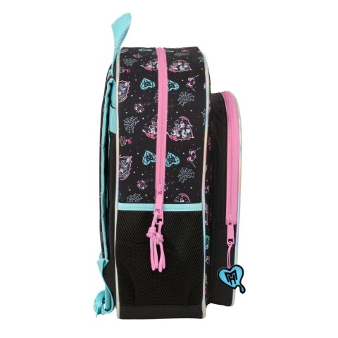 Plecak szkolny Monster High Czarny 32 x 38 x 12 cm