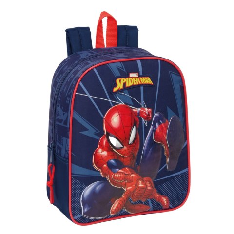 Plecak szkolny Spider-Man Niebieski 22 x 27 x 10 cm