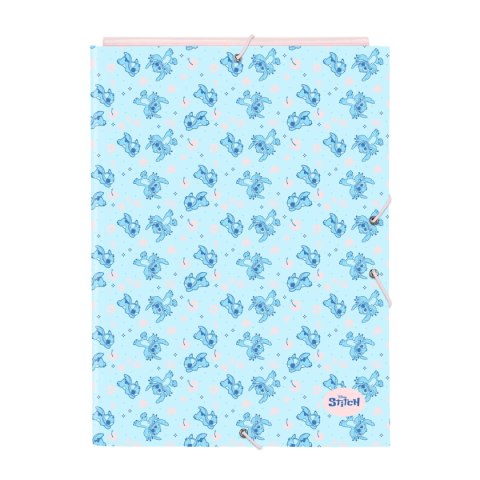 Segregator Lilo & Stitch Ohana Niebieski Jasnoróżowy A4 26 x 33.5 x 2.5 cm