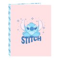 Segregator Lilo & Stitch Ohana Niebieski Jasnoróżowy A4 26.5 x 33 x 4 cm