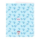 Segregator Lilo & Stitch Ohana Niebieski Jasnoróżowy A4 26.5 x 33 x 4 cm