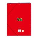 Segregator Super Mario Mamma mia Czerwony Granatowy A4 26 x 33.5 x 2.5 cm