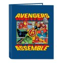 Segregator The Avengers Niebieski Czarny A4 26.5 x 33 x 4 cm