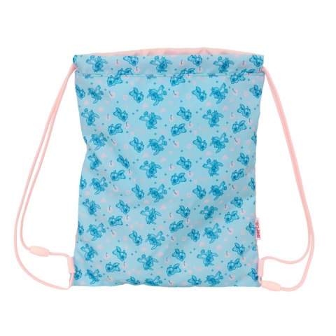 Worek na buty ze sznurkami Lilo & Stitch Ohana Niebieski Różowy 26 x 34 x 1 cm