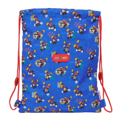 Worek na buty ze sznurkami Mickey Mouse Clubhouse Today Niebieski 26 x 34 x 1 cm