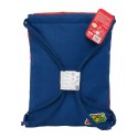 Worek na buty ze sznurkami Super Mario Mamma mia Czerwony Granatowy 26 x 34 x 1 cm